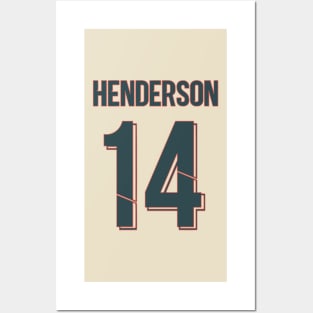Henderson Away Liverpool jersey 21/22 Posters and Art